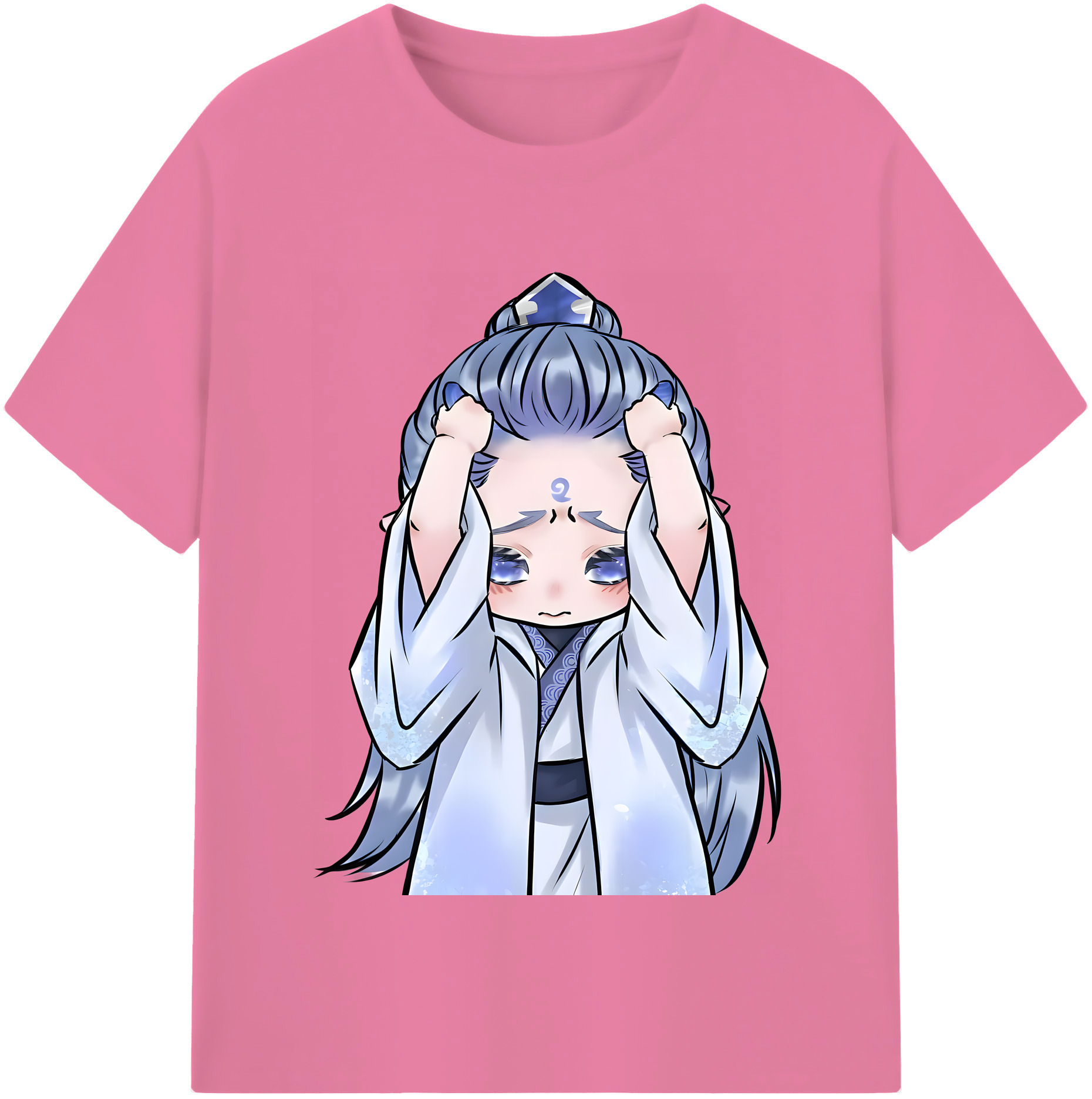 （画像用） Ne Zha 2 ナタ 魔童の大暴れ 綿100％半袖Tシャツ（フロントプリント）